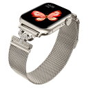 (LanQii) バンド コンパチブル Apple Watch バンド 46 mm 42mm 44mm 45mm 49mm 対応 磁気バックル ストラップ メッ...