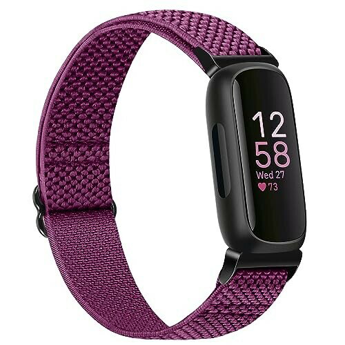 楽天まばし商店（TumpCez） ストレッチナイロンスマートウォッチベルトFitbit Inspire 3/Fitbit Inspire 2/Fitbit Inspire/Fitbit Inspire HR/Fitbit Ace 2/Fitbit Ace 3 バンドに対応 調節可能通気性快適 耐久性 スポーツ用替えベルト