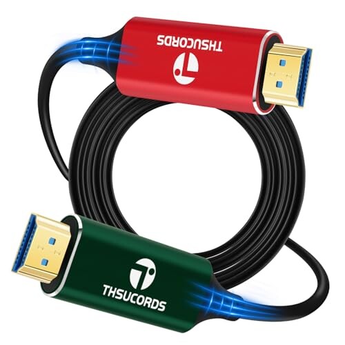 Thsucords 4K 光ファイバーHDMIケーブル 30M HDMI 2.0ケーブル UHD 4K@60Hz HDR/18Gbps/4:4:4/3D/ARC/HEC/RTX 3080/3090 Xbox Series X PS8 Denon AVレシーバー LG Samsung Sony TV対応