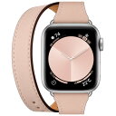 コンパチブル アップルウォッチ バンド 40mm 41mm 38mm 42mm 44mm 45mm 49mm 46mm レザー 二重巻き コンパチブル Appl...