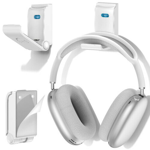 ヘッドホン コントローラー スタンド 1個入り 壁掛け 折り畳み 貼り付け 強力粘着 安定性 滑り止め 落下防止 ヘッドフォン コントローラー 収納 AirPo...