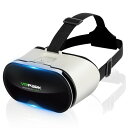 VRゴーグル VRヘッドセット VRヘッドマウントディスプレイ 3Dパノラマ体験 1080P 超広角120°視野角 vrゴーグル スマホ用 非球面光学レンズ ピントや目幅調整可 装着感良い vr 通気性 軽量 放