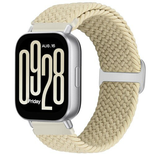 (Bcuckood) 編み込み腕時計バンド Redmi Watch 5 Active/Redmi Watch 5 Lite対応 22mm クイックリリース ソロループ 調節可能 伸縮性ナイロン スポーツバンド Redmi Watch 5 Active/Watch 5 Lite交換用ストラップ