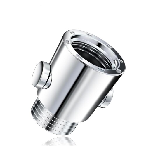 DFsucces 遮断シャワーバルブ 止水弁 シャワー停止弁 G1/2in シャワーバルブアダプター 節水 調整可能 ..