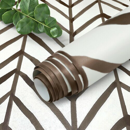 Shackcom 壁紙シール 44.5CM×300CM 貼って 剥がせる壁紙 リメイクシート 防水 防油 防汚 防カビ 耐熱 補修 賃貸 DIY 接着剤不要 リフォーム用 部屋 浴室 トイレ キッチン 家具