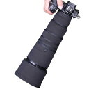 ZZQ CCF 防水素材レンズ保護カバーNIKON Z 600mm F6.3 VR S用望遠レンズコートレンズ迷彩保護カバー弾性構造の布レンズカバー(典雅黒)