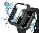 YOFITAR for Apple Watch 用 防水ケース series8/series7 41mm アップルウォッチ保護カバー ガラスフィルム 一体型 防水 防塵 PC素材 タッチ感良好 アップルウォッチ 用 カバー 全面保護 高透過率 指紋