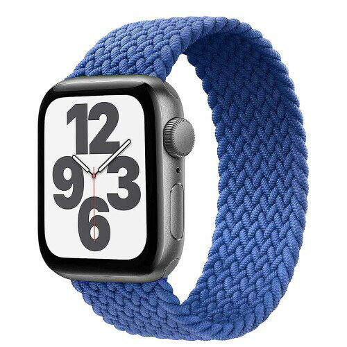コンパチブル apple watch アップルウォッチ用バンド iwatch 柔らかいシリコーン糸混紡リサイクルヤーン素材 ブレイデッドソロループ 編組バンド apple watch ultra3/ultra2/ultra/10/9/8/7/6/5/4/3/2/1/SEに