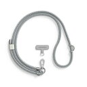 (RHINOSHIELD) ライノシールド Crossbody ネックストラップ (ブレード加工) | スマホショルダー 長さ調整可能 AirPods 鍵 パスケース 社員証等を掛けられるアクセサリー用ループ付き 高耐久性 お