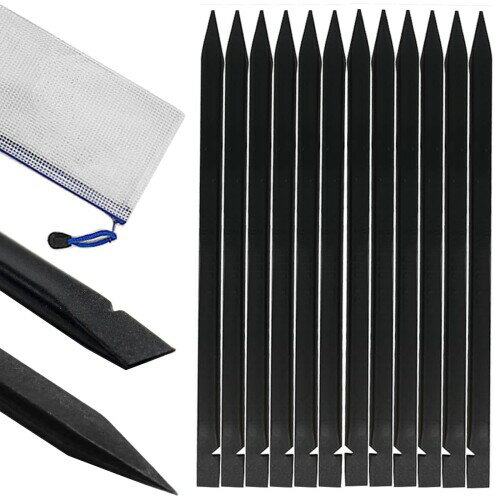 Haojiaho スマホ修理ツール 携帯修理ツール 22本セット 分解ツール スパッジャー 画面修理 静電気防止 プラスチックスクライブ 使用簡単 携帯電話オープン 黒