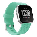 コンパチブル Fitbit Versa バンド、TPU菱形テクスチャソフトシリコンバンド ため Fitbit Versa交換ベルト調整可能 多色選択 ポーツ