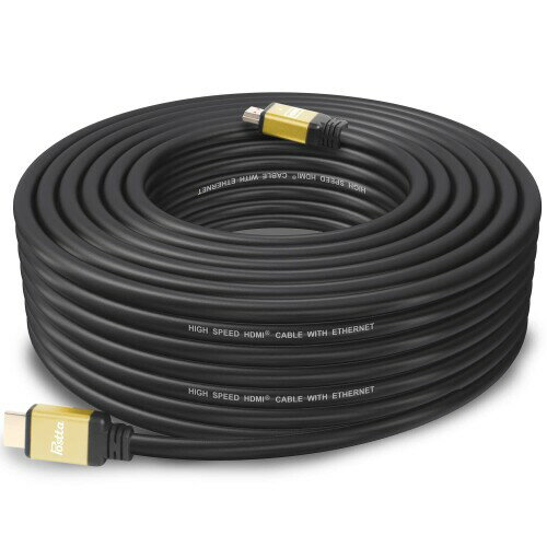 Postta HDMIケーブル 15M ハイスピード HDMI 2.0規格 HDMI Cable 1080p/2160p 3D HDR 4K 60Hz イーサネット対応 (ゴールデン) Postta HDMIケーブル 15M ハイスピード HDMI 2.0規格 HDMI Cable 1080p/2160p 3D HDR 4K 60Hz イーサネット対応 (ゴールデン)