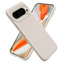 by Spigen Google Pixel 9 9 Pro ケース TPU ソフトケース ストラップホール付き 高弾性 耐久性 軽量 耐衝撃 カメラ保護 薄型 ほこりなし PC ウルトラカラーコレクション(クリーム)