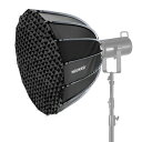 NEEWER 70cmパラボリックソフトボックス Bowensマウント クイックセットアップ ディフューザー/ハニカムグリッド/バッグ付き CB60 CB200...