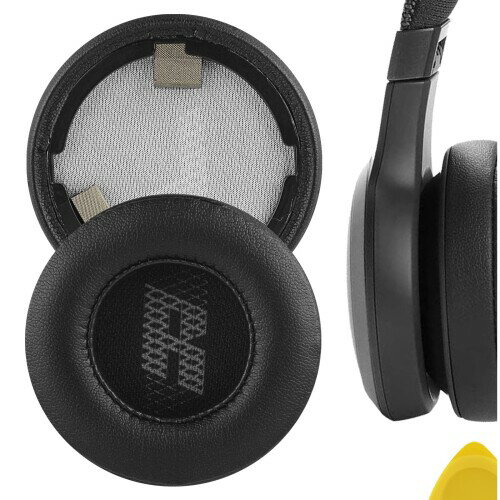 Geekria C[pbh QuickFit ݊ pbh WFCr[G JBL Live 460NC Wireless On-Ear wbhzɑΉ pbh C[/C[Jbv (veCU[/ubN)