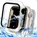 Miimall対応 Apple Watch Series 8 41mm/7 41mm ケース 本体を全面保護 アップルウォッチ8 2022 3in1 背面カバー ガラスフイルム 側面カバー 防曇 新型ケース スポーツ お風呂Apple Watch 7 防水ケース フイ