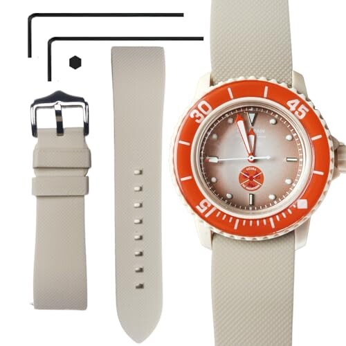 JB x S専用Blancpain x Swatch Bioceramic Fifty Fathomesにフィットするように特別に設計されており、完璧なマッチと快適な着用感を提供し