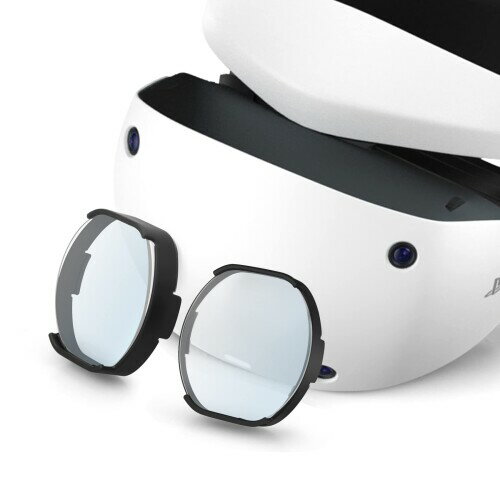 Esimen PS VR2用のブルーライトフィルター近視レンズ, VRゲームの快適性を高めるクリアな視界, 軽量で傷のつきにくい PS VR2用度付き レンズ, レンズクリーニングクロス付 (-5.00, 左)
