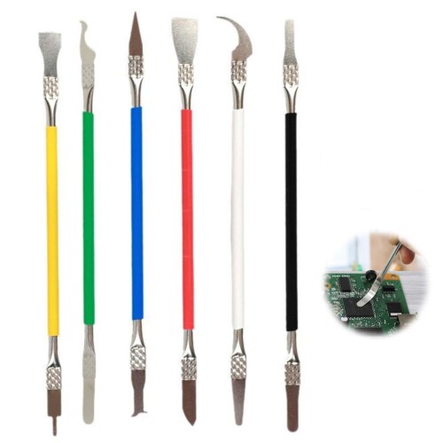 EsiFare 6点セット 携帯電話修理ツール 携帯修理ツール こじ開け工具 修理 交換用ツールキット CPU修理ツール 人間工学に基づいて 持ち運びが簡単 使いやすい携帯設計 マザーボードの修理