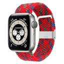 コンパチブル apple watch バンド iwatch バンド ブレイデッドソロループ 編組バンド 長さ簡単調節 工具不要 apple watch ultra/8/7/6/5/4/3/2/1/SEに対応 38mm 40mm 41mm 42mm 44mm 45mm 49mmアップルウォッチ バ