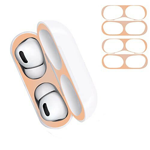 UIUIKA AirPods Pro 2 ダストガード エアーポッズプロ(2023/2022/2019)シール金属汚れ防止 プロ AirPod..