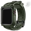 コンパチブル Apple Watch バンド44mm 45mm iWatch シリーズ 9/8/7/6/5/4/SE2/SEに対応 アップルウォッチ フルカバー...
