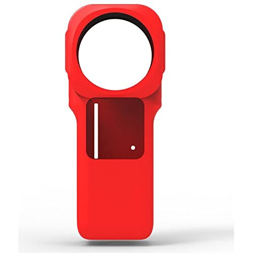 まばし商店のFenmic Insta360 ONE RS 用1インチ360エディションパノラマアクションカメラシリコン保護ケース (赤)｜アングル3