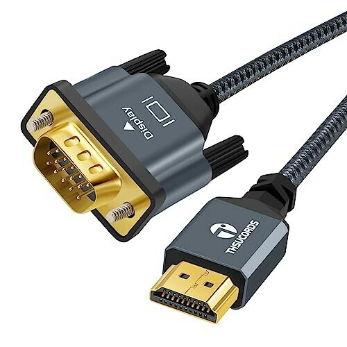 Thsucords ґg&bL HDMI - VGAP[u 5M (IX-IX) 720P/1080PRs[^[AfXNgbvAm[gp\RAPCAj^[AvWFN^[ɑΉ Kis