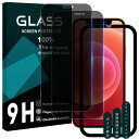 ガイド枠付き Wekrsu 国産旭硝子素材 強化ガラス 対応 iPhone 12/12 Pro ガラスフィルム アイフォン12 / 12プロ カバー 保護フィルム プライバシーフィルム