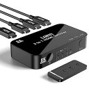 HDMI 切替器 3入力1出力 HDMI2.1 8K@60Hz/4K@120Hz/1080P@240Hz HDMIセレクター 48Gbps HDR 3D HDMI 切り替え モニター hdmi 分配器 HDMI スイッチャー PC DVD PS4 PS5 Fire Stick モニター UHD TV BOX Switch Xbox対応 IR リモ(2)