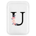 FIDWALL Mag-safeウォレットレザーカードホルダー:iPhone 15/14/13/12 Pro/Max/Plus/Mini対応、RFIDとMag-Safeマグネット付き (U)