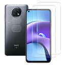 Wekrsu 対応 Redmi Note 9T 5G ガラスフィルム Xiaomi Redmi Note9T 5G フィルム (2枚) +レンズ保護フィルム (2枚) レッドミー ノート 9T 強化ガラス WEKN9TTM4