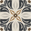 Poromoro ポルトガル風 スペイン風 アズレージョ タイルシール 剥がして貼るだけ キッチン & バスルーム モザイクタイルステッカー 16枚セット (1...