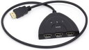 HDMI Splitter, HDMI 3 in 1 Splitter Switch Cable Adapter Switcher Distribution Hub Full HD 1080P for Supports Switch, PS4, X-Box, HDTV, Laptop, PC