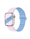 シリカゲル磁力 バンドコンパチブル Apple Watch バンドコンパチブル アップルウォッチバンド49mm 45mm 44mm 42mm 41mm 40mm 38mm, スポーツバンド 調整工具不要 男女兼用 に適用するApple Watchシリー