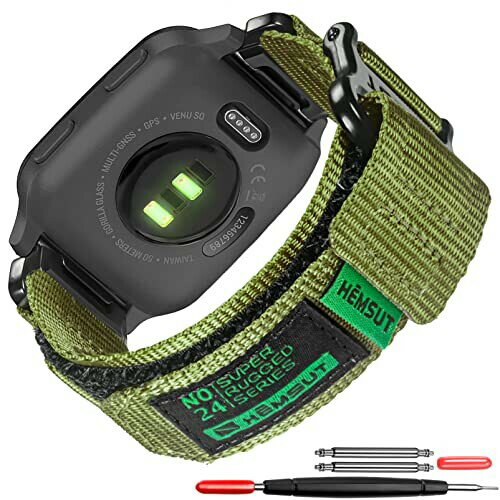 (torbollo) ガーミンベルト GARMIN(ガーミン) Venu/Venu Sq/Venu Sq 2/Venu Sq Music/Venu 2 Plus (Venu 2/Venu 2Sは非対応) アップグレードされたコネクタ ガーミンのクイックフィットver 20mm