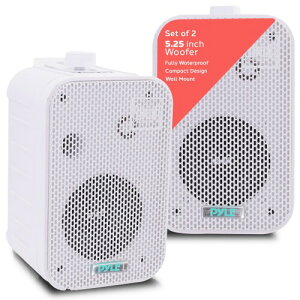 最大出力400W 定格出力200W 2.54cmのツイーター 4オーム 波数応答: 40-22K Hz 取り外し可能な防錆性メッシュグリル&角度調整可能なブラケット付き 屋内/屋外兼用