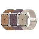 Missair コンパチブル アップルウォッチ バンド ナイロン 42 41 40 38mm Apple Watch バンド 編み込み ゴム 磁気式バックル マグネット アップルウォッチ スポーツバンド 伸縮性 iWatch Series10 9 8 7 6