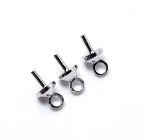 ヒートン キャップ ネジヒートン 100個 3*6mm ジュエリー アクセサリー パーツ 挿入ヒートン金具 DIY ハンドメイド 手芸 キャップ付き 手芸用品 クラフト 手作り