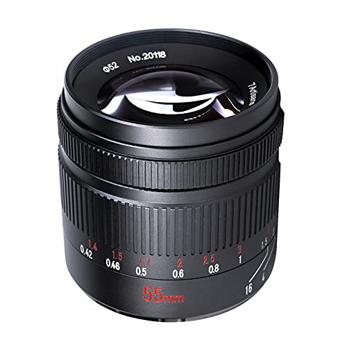 7artisans ޥ 55mm F1.4 II ¾ޥ˥奢եCanon M1, M2, M3, M5, M6, M10 EOS-M mount cameras