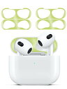 sloth AirPods 3 用 ダストガード エアーポッズ 3対応 ガードカバー 4枚 故障防止 吸着 ほこり ゴミ 金属製 侵入防止 防塵 粉塵防止 極薄 0.02mm おしゃれ お洒落 豪華 人気 シャイニースタイリ(2)