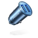 AINOPE シガーソケット usbカーチャージャー 車 充電器 USB 2ポート 4.8A 24W 12V/24Vに対応 iPhone 14/13/SE/12/11/X/8 Xperia Samsung などスマホに対応 ブラック-青