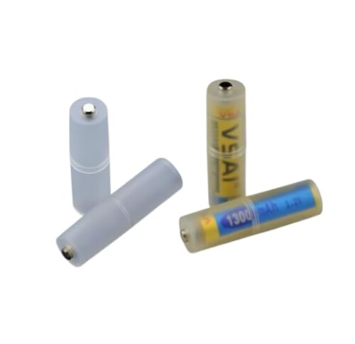 電池スペーサー 単4から単3へ 6個セット 変換 電池変換アダプター スペーサー 便利 den-supe (6)