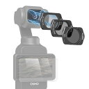 SmallRig 磁気フィルターセット Dji Osmo Pocket 3用 ブラックディフュージョン、ホワイトディフュージョン、CPLマルチコーティングフィル...