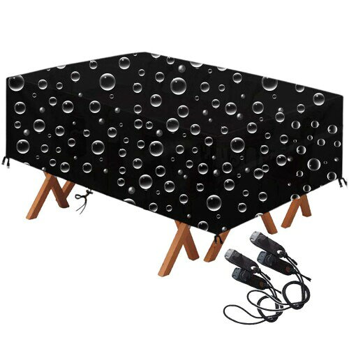 ファニチャーカバー めくれない 巻き上げ防止 テントクリップ付き ガーデン屋外用 家具カバー ソファ ..