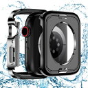 TEMEDO 対応 アップルウォッチ カバー Series SE2/SE/6/5/4 Apple Watch ケース 防水 2 in 1 前後の保護 PC素材 3D直角エッジデザ メッキ加工 Apple Watch カバー ガラスフィルム 一体型 アップルウォッチ