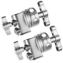 Selens グリップヘッド スイベルヘッド 多機能ヘビーデューティー マウント 2.5in アダプター Cスタンド ライトスタンド ブームアーム 他の撮影機材...
