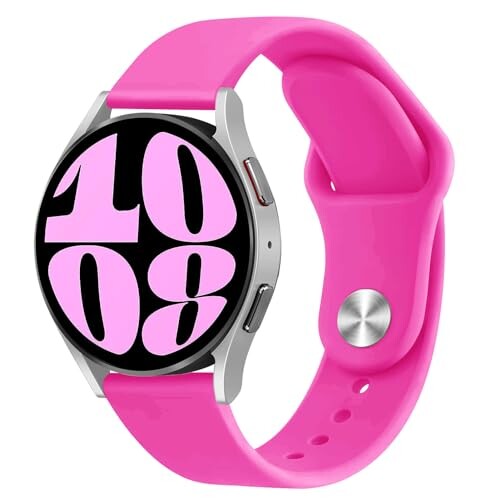 ラグ幅20MM汎用 コンパチブル Samsung Galaxy Watch 7/6/5/4/FE 40mm 44mm/6 Classic 43mm 47mm/5 Pro 45mm/4 Classic 42mm 46mm、コンパチブル amazfit gtr mini/gts4 mini ベルト、スポーツバンド 交換ベルト シリコン製 柔