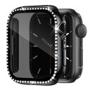 Knossen コンパチブル Apple Watch ケース 45mm キラキラ アップルウォッチ カバー 覗き見防止 Apple Watch カバー シングル...