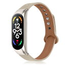 (LanQii) レザーバンド Xiaomi Smart Band 7 対応/Xiaomi Mi Band 7 対応 バンド PUレザー素材 ベルト ソフト 柔...